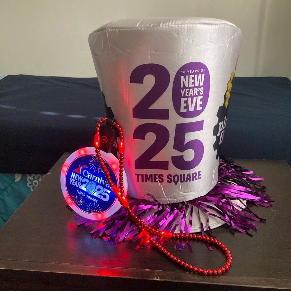 NYC Times Square New Years souvenirs